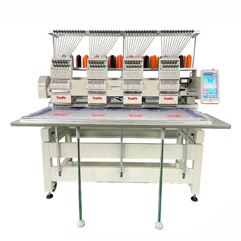 QM-1204 4 Heads Computerized Monogram Embroidery Machine with Wholesale Price