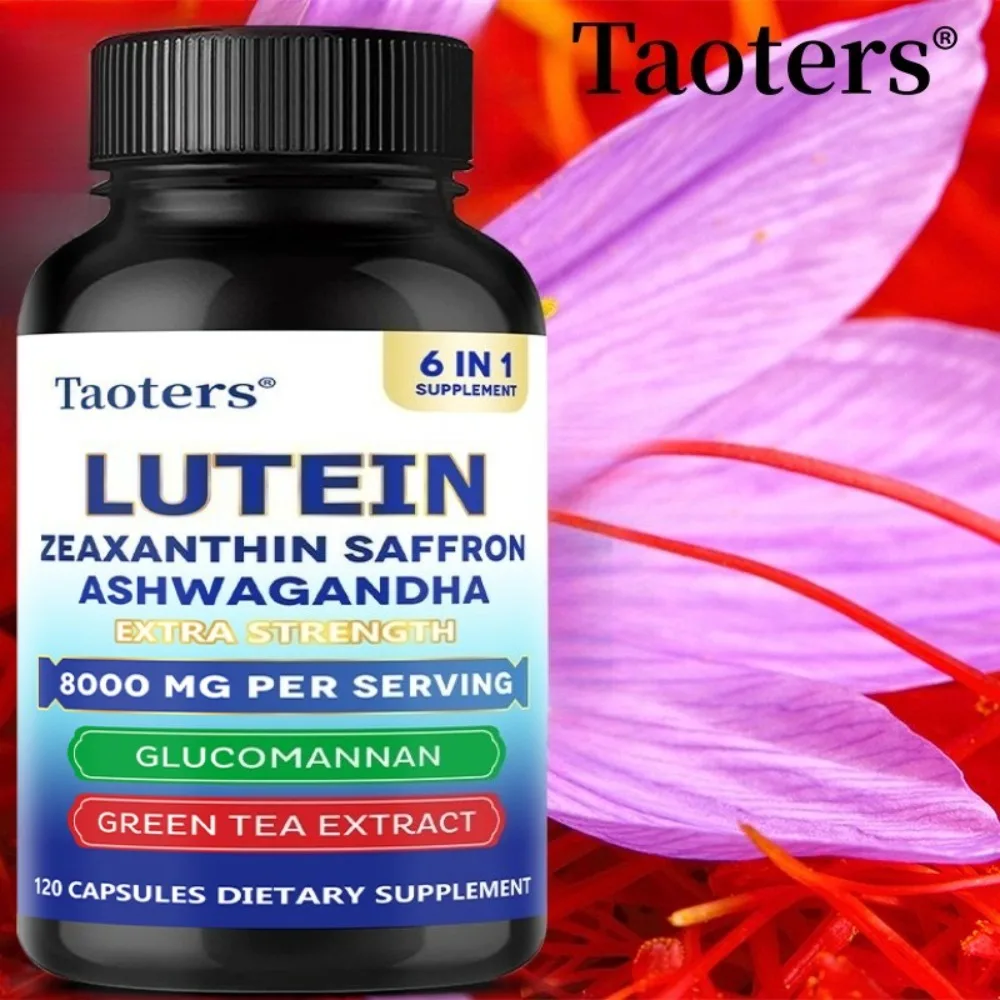 

Lutein Supplement with Zeaxanthin, Ashwagandha, Saffron, Green Tea Extract, Eye Vitamins for Adults, Vision Health Supplement