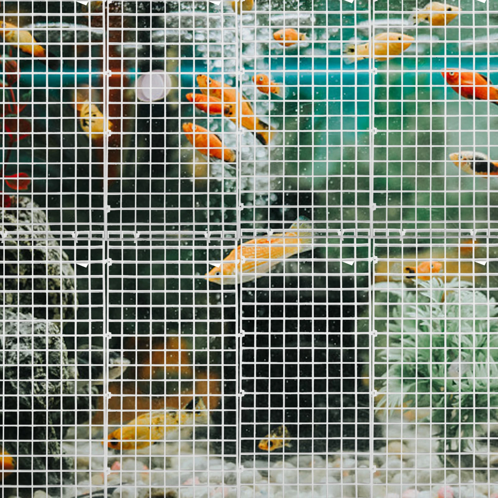 Tank Divider Mesh - 10 szt. Izolacyjna Siatka Akwariowa Podstawa