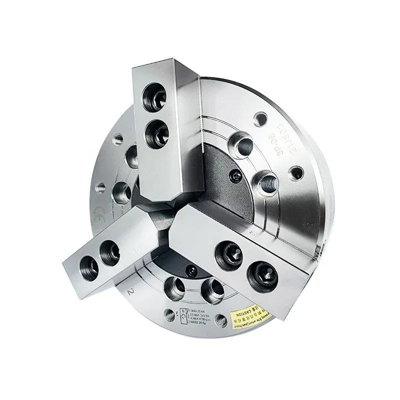 All steel hollow solid hydraulic three jaw chuck hydraulic power chuck 5 6 8 10 12 15 inches