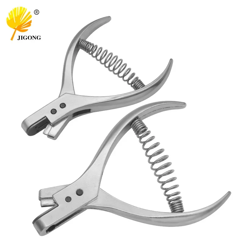 U-รูป Notch Punching คีม DIY รูปแบบเหล็ก Hole Notcher เย็บ PliersTailor เปิด Pincers Tailors ผ้า Punch Marker