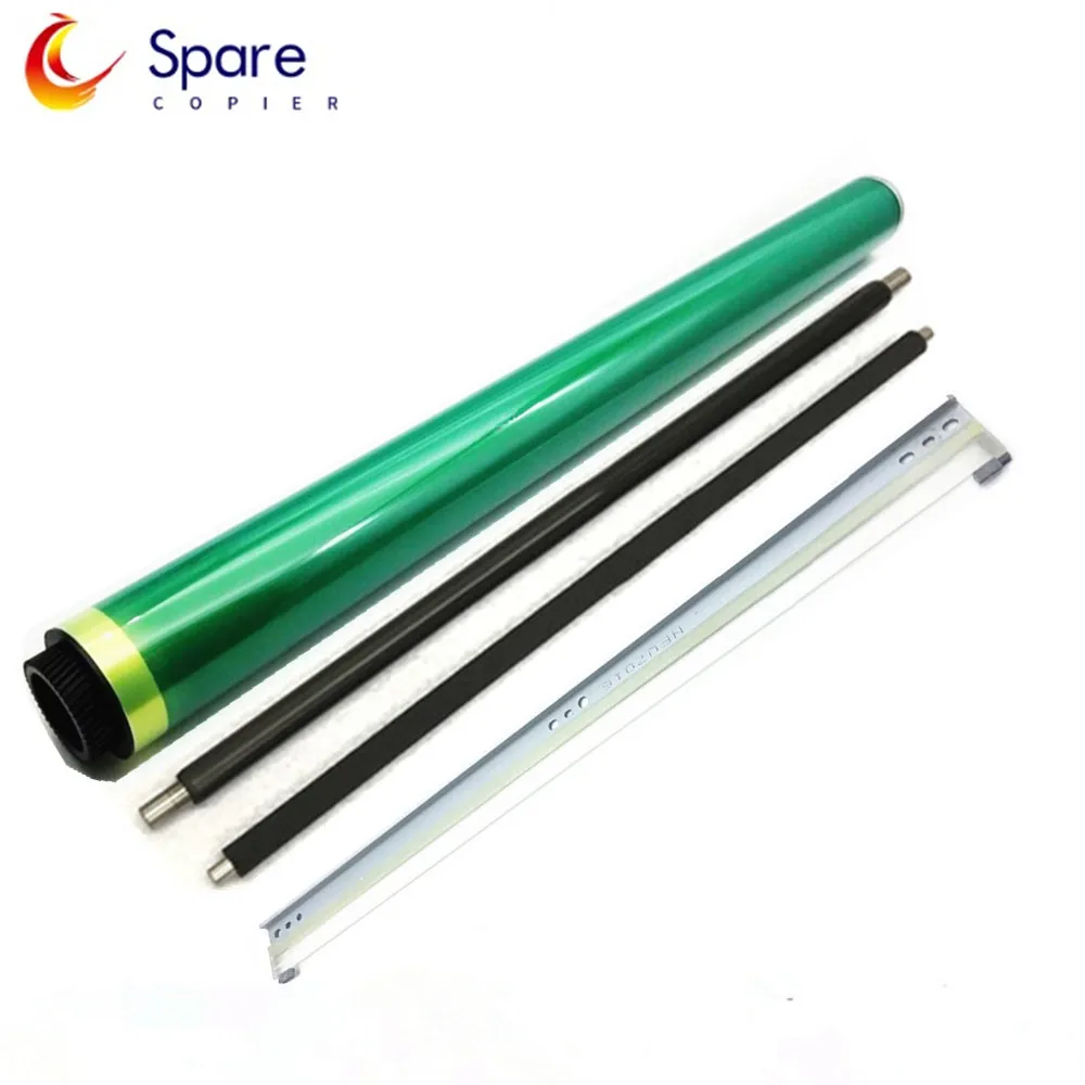 

1 Набор X 100K страниц барабана + Bizhub C458 барабанная Чистящая лезвие + зарядный чистящий ролик + зарядный ролик для Konica Minolta C258 C308 C368