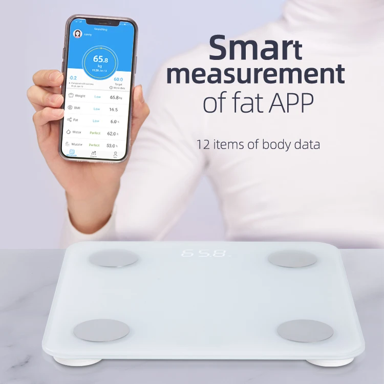 Guangdong Household Digital Scale Factory High Precision Measurement Digital Smart Body Fat Bathroom Weight Scale