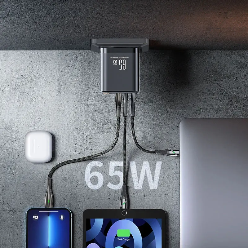 65w USB Type-C Charger PD Fast Charger Quick Charger PD 45W 30w Dual USB C Charger For iPhone For Samsung S26 S25 Laptop Tablet view 5