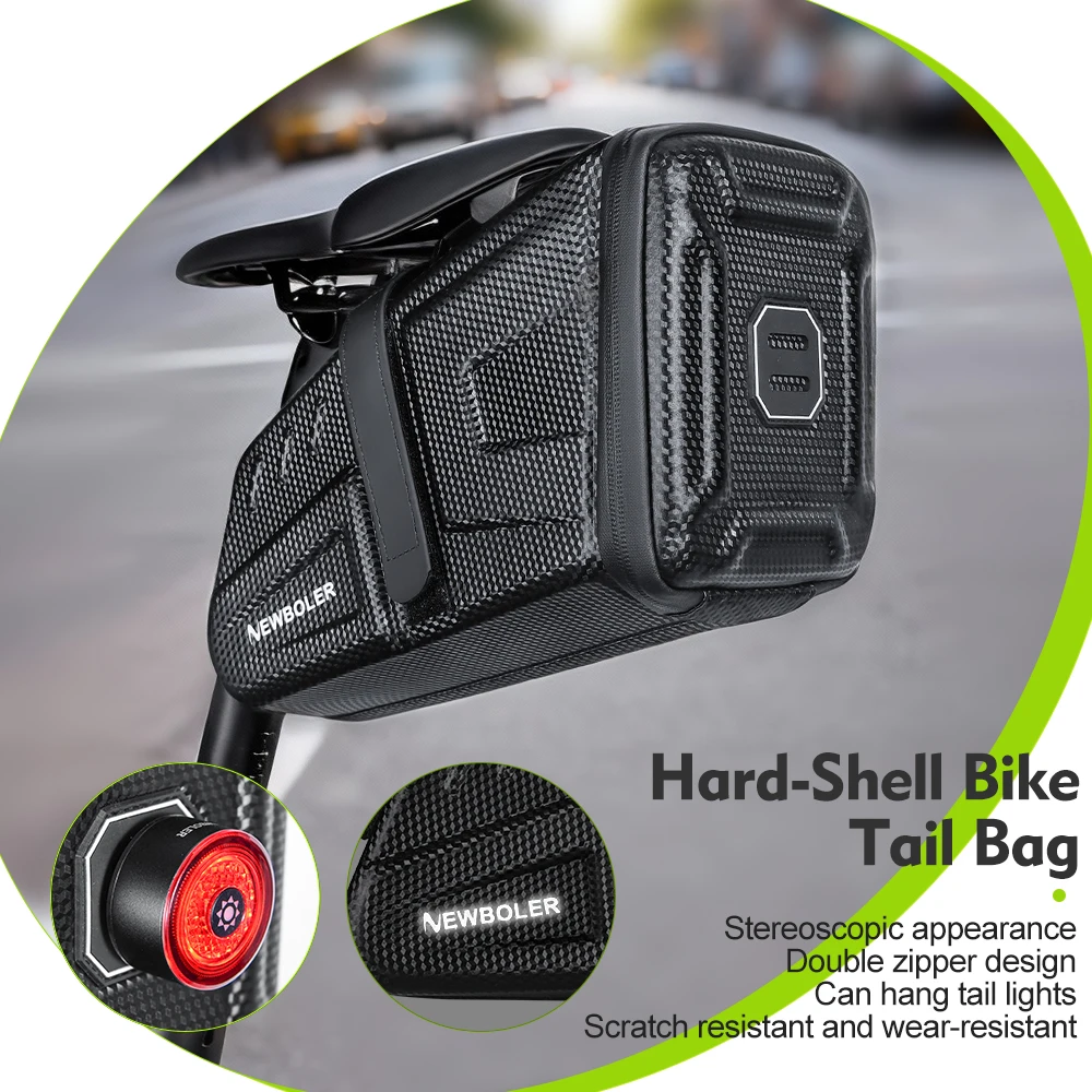 2026 NEUE Wasserdichte 5L Fahrrad Sattel Tasche MTB Rennrad Satteltaschen Reflektierende Gestreiften Fahrrad Werkzeug Halter Tasche MTB Zubehör – Detail 5