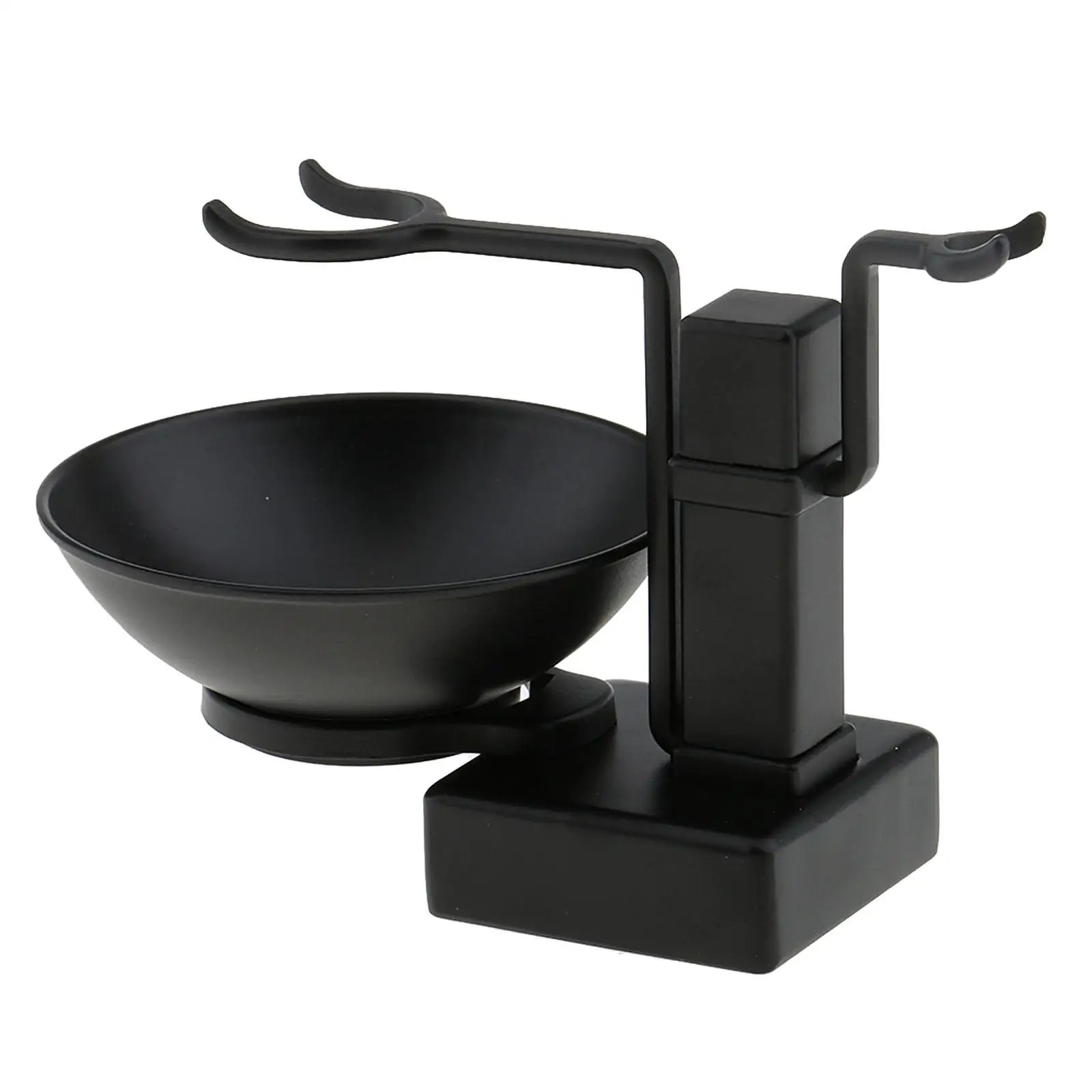 Shaving Stand for And Shaving Brushes with Soap Dish