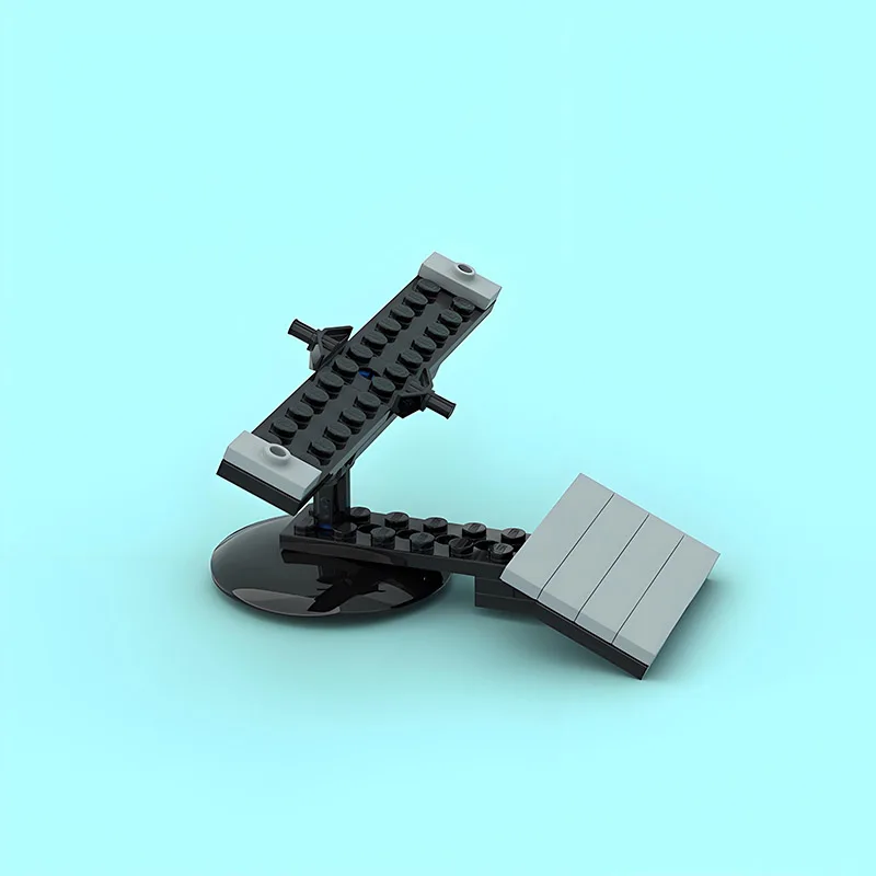 새로운 MOC 빌딩 블록 자동차 디스플레이 스탠드 스피드 챔피언 레이싱 카 모델에 적합 DIY 크리 에이 티브 아이디어 벽돌 브래킷 완구