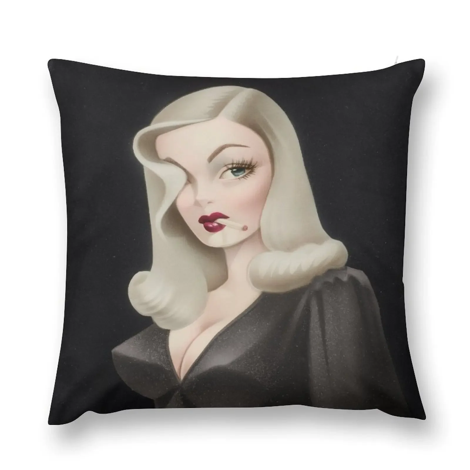 Lovely, Veronica Lake Throw Pillow Cusions Cover Luxury Pillow Case Anime Pillow Case