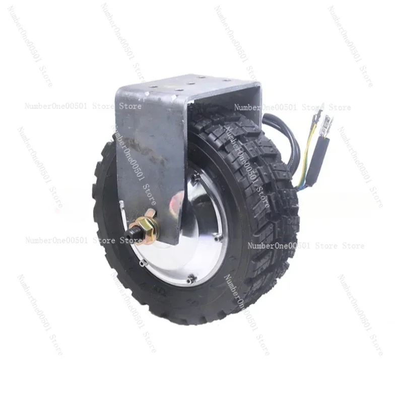 8-Inch Toothed DC Brushless Wheel Motor Low Speed Large Torque Robot Dining Car Tool Track Electric Trailer