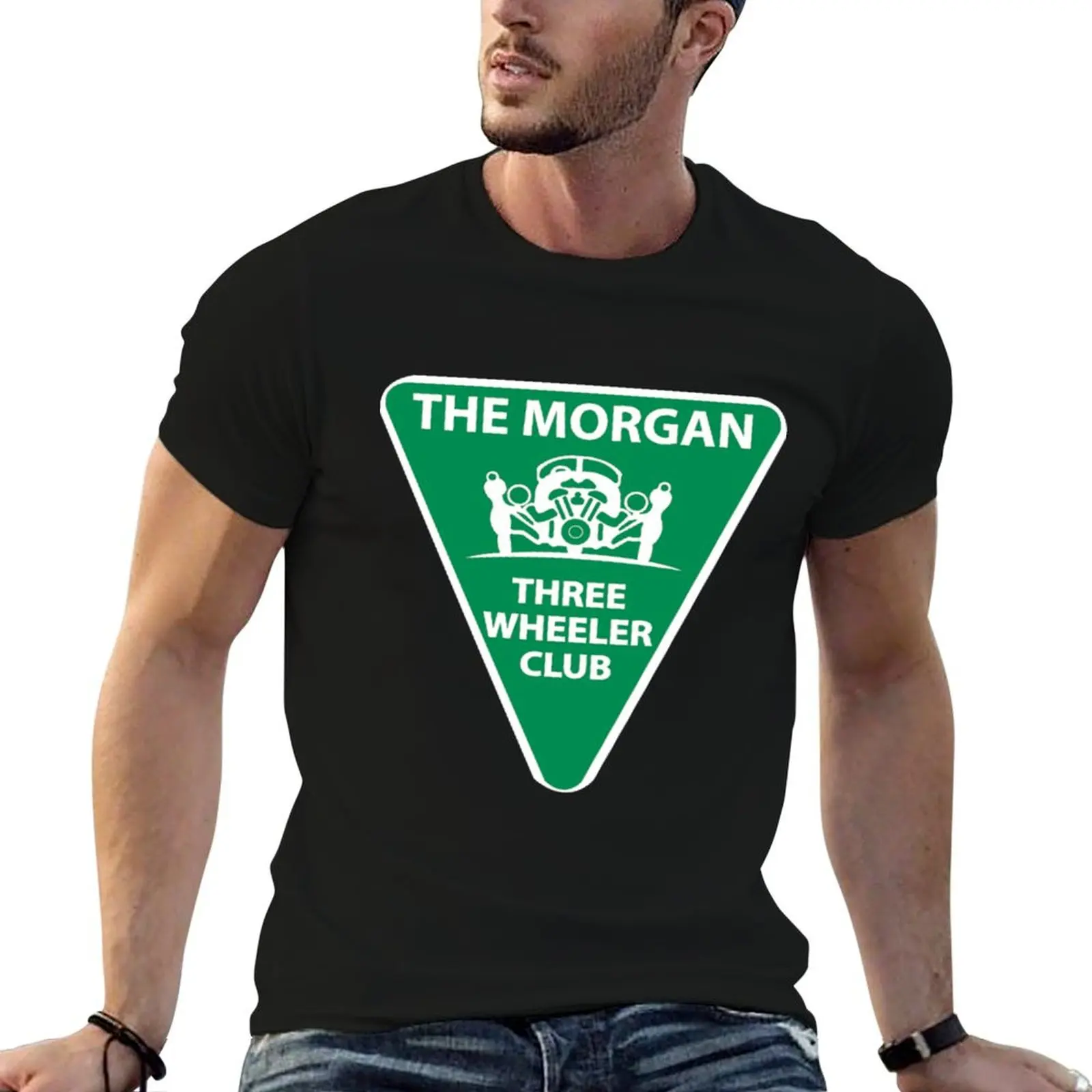 MORGAN THREE WHEELER CLUB T-Shirt Plus Size Non-Shrink T-Shirt