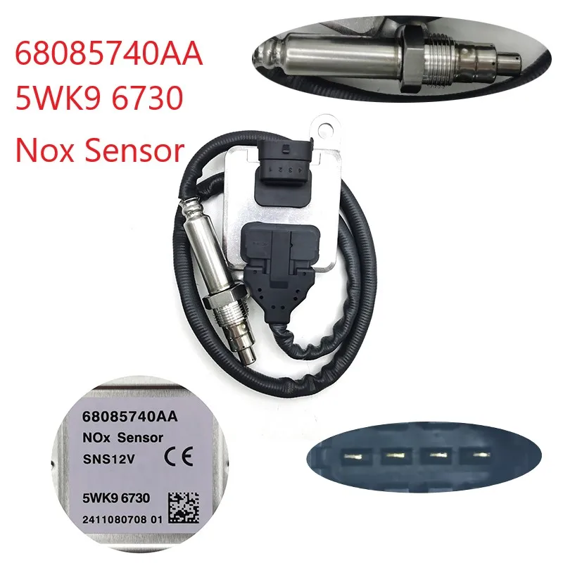 

NOx Sensor 68085740AA 5WK9 6730 Nitrogen Oxide Oxygen Sensor for Truck Diesel Engine SCR Emission System