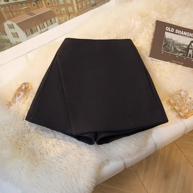 Skirts Women New Autumn Fashion Korean Style Popular Cozy Femme Solid Simple A-line Chic Elegant Ladies All-match Casual Soft