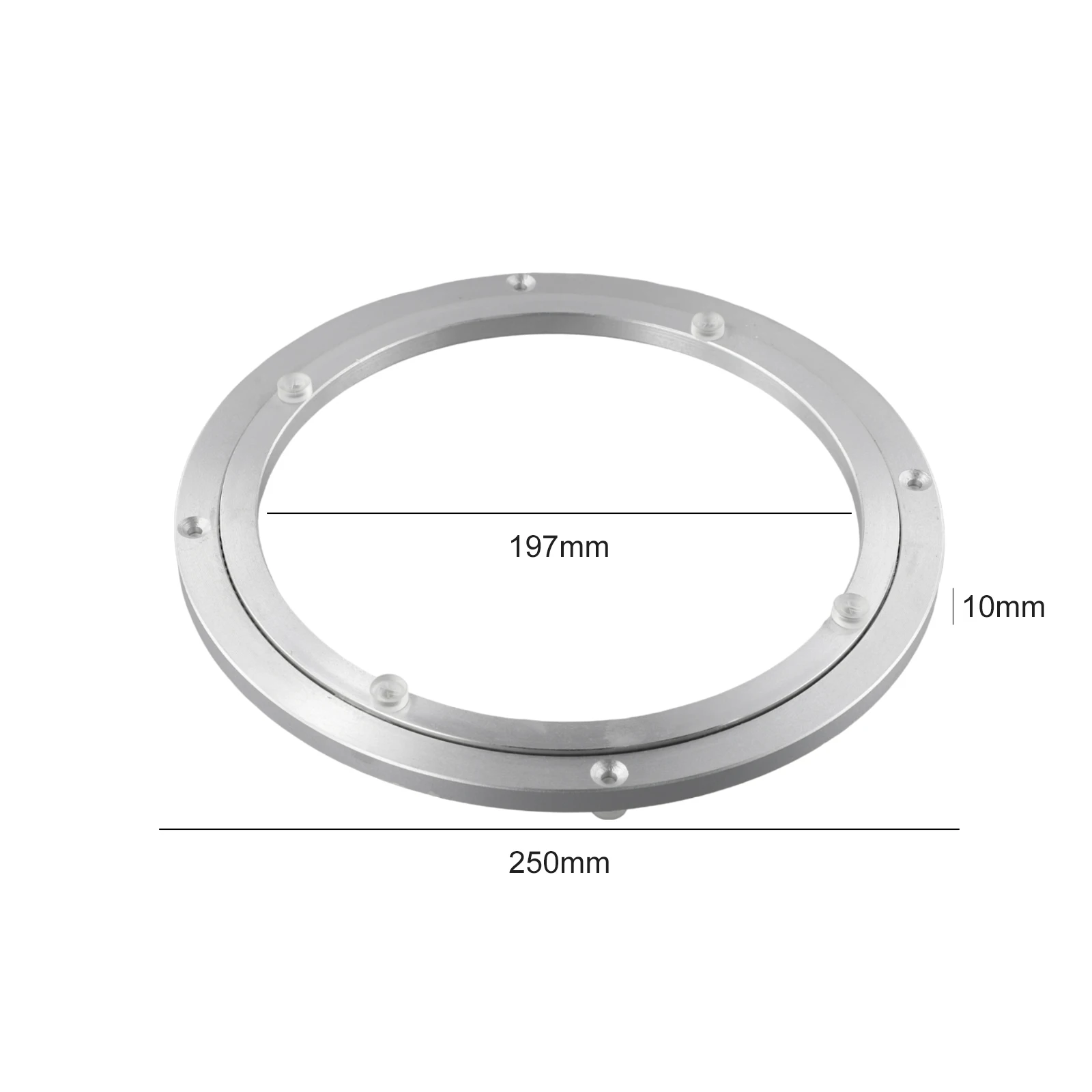 5in 120mm Rotating Bearing Turntable Convenient And Easy DIY Friendly Effortless Rotation Noise Reduction Design Rust Resistant