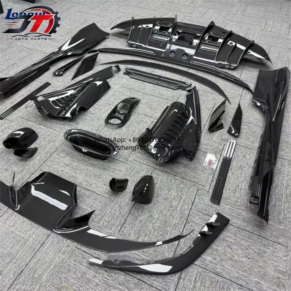New Production Lightweight Kit for for ferrari F8 Modified OEM Style 3k High-quality Dry Carbon Fiber Small Surround Body Kit