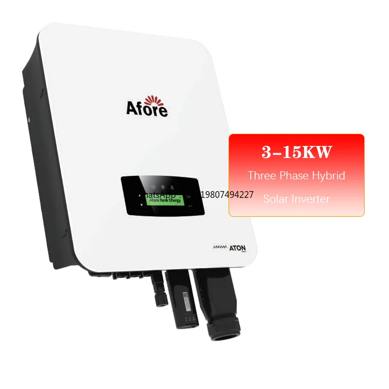 Afore Three Phase Hybrid 3KW 4KW 5KW 6KW 8KW 10KW 12KW Solar Inverter for Solar System Use