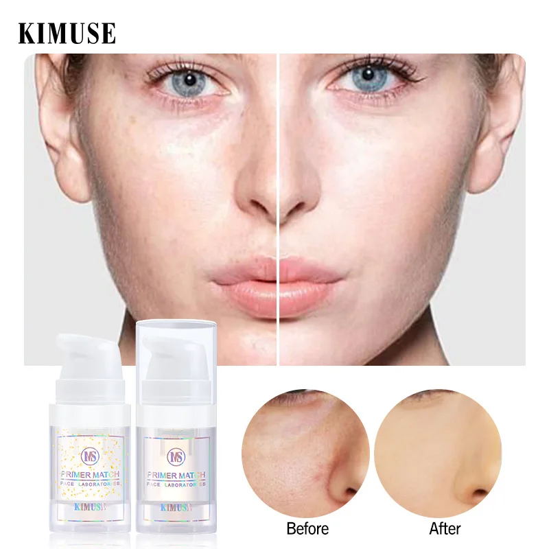 1/2pcs Make-up Primer Gesicht Basis Gel feuchtigkeit spendende Serum lotion unsichtbare Poren matt Finishing Öl kontrolle glatte feine Linien Gesicht