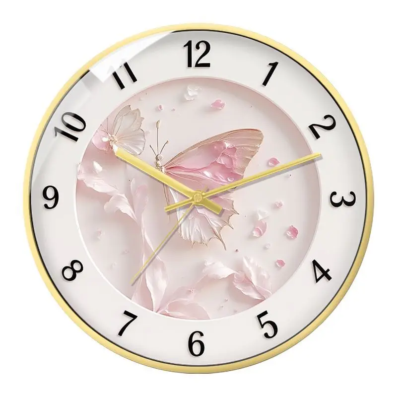 

Nordic - style Clock Modern and Simple Silent Wall hanging Clock for Living Room Bedroom Creative Quartz Wall Clock for Home Use