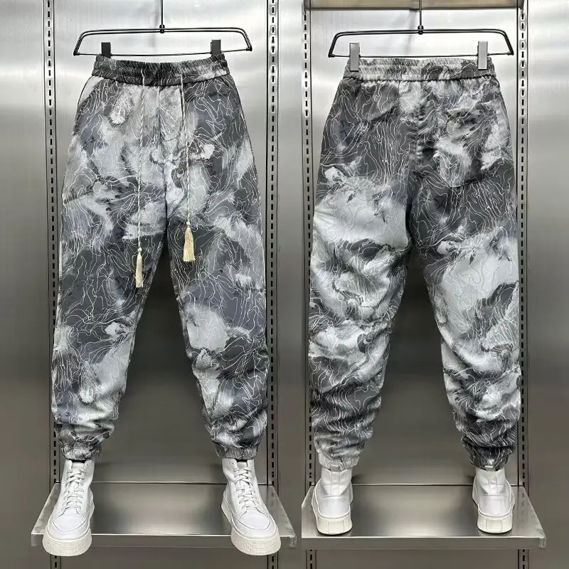 New Men's Casual Pants Sport Cargo Pants Men Trendy Joggers Men Outdoor Sweatpants Daily Hip-hop Trousers Fashion Men's Clothing