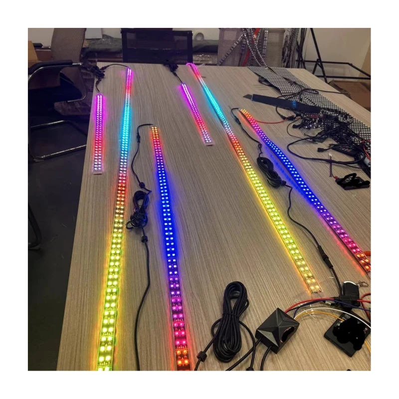 Waterproof dream color stream dark light environment car with steering signal function, application control
