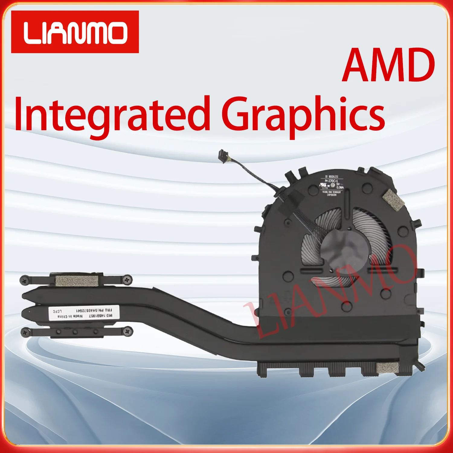 Suitable for Lenovo ThinkPad E14 Gen2 E15 Gen2 Integrated GPU Fan AMD Version 5H40S72941