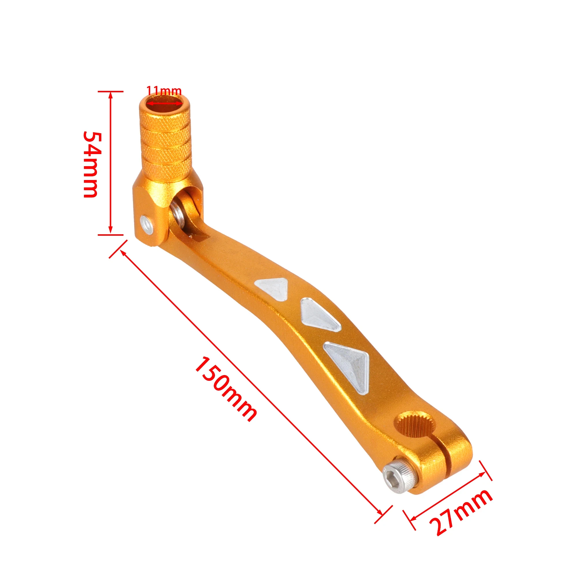 للطي والعتاد شيفتر رافعة تحول CNC الألومنيوم والعتاد شيفتر رافعة تحول ل XR50 XR80 CRF50 CRF70 125cc حفرة الترابية دراجة نارية #2