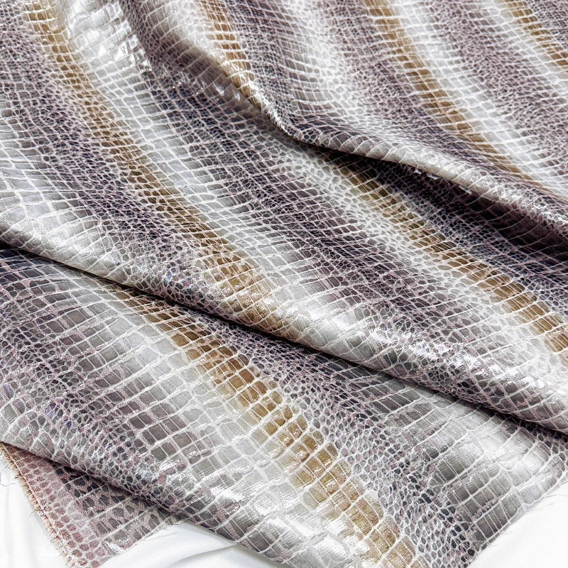 Woven Silver Metall…