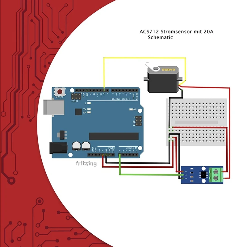 Atual Sensor Range Module, ACS712, 20A Amp, 5 pcs, compatível com Bascom