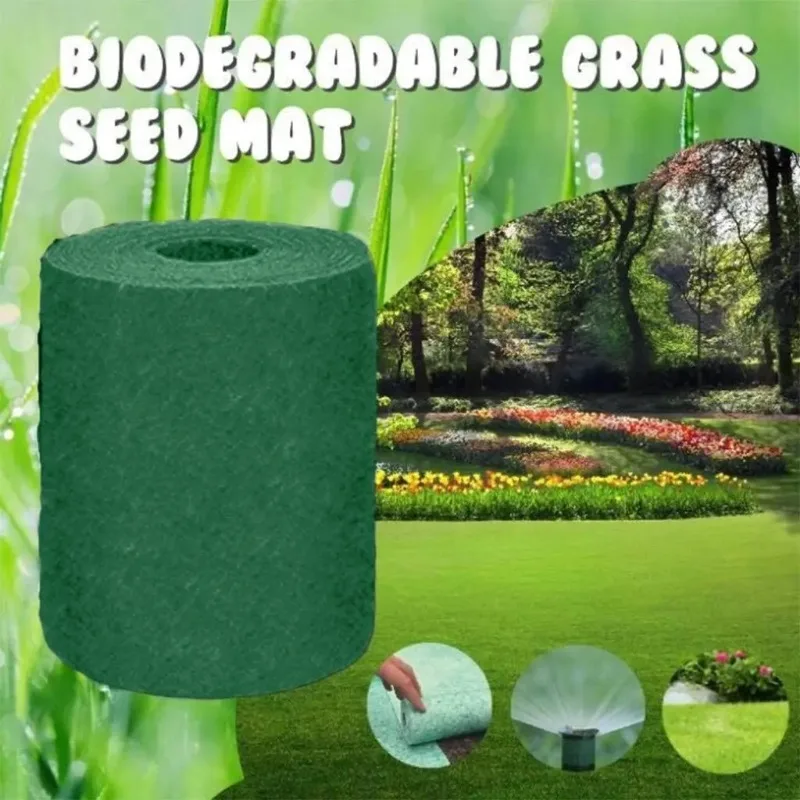 

Plant Seeds Grass Growth Mat 1/2/3/10m Fertilizer Moisturizing Pad For Home Garden Potato Greenhouse Vegetable Planting