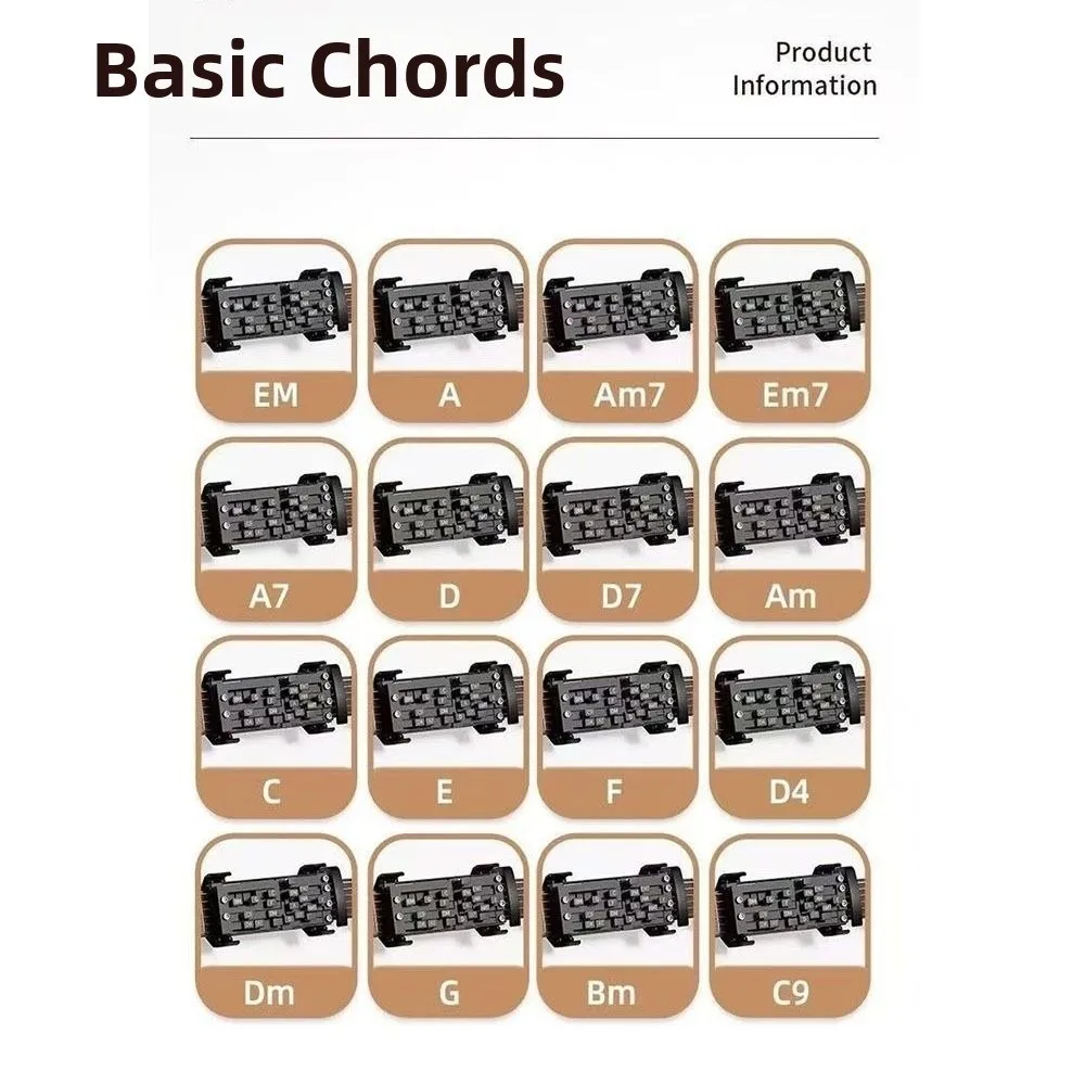 One-Touch Switching Guitar Chord Trainer Assistant Learning Smooth Practice Guitar Aid Chords Trainer Beginner Friendly