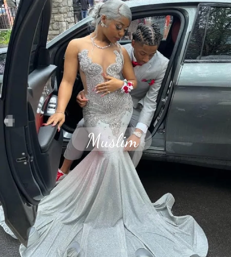 Shine Silver Prom D…