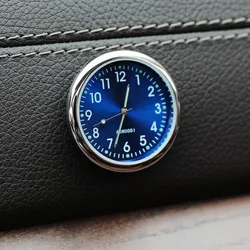 Car Clock Luminous Auto Ornament Mini Automobiles Internal Stick-On Digital Watch Mechanics Quartz Clocks 40mm 43mm