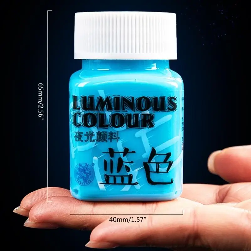 w91a暗い塗料の輝き、アートワーク用の蛍光ペイントアクリルペイント、DIYプロジェクト