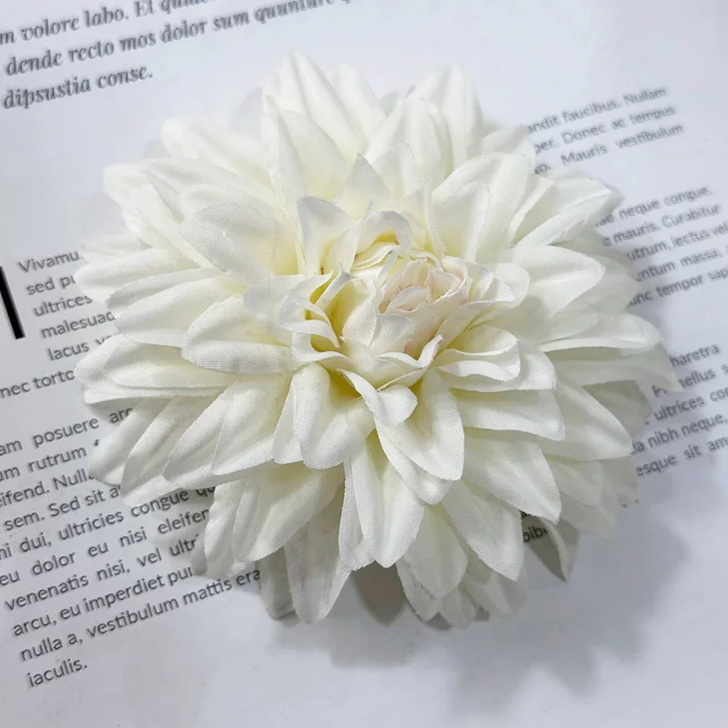 MeiLi Dália Flor Cabeça, Artificial Único, Alta Fidelidade Decoração Do Escritório, Decoração Do Casamento, Alta Qualidade