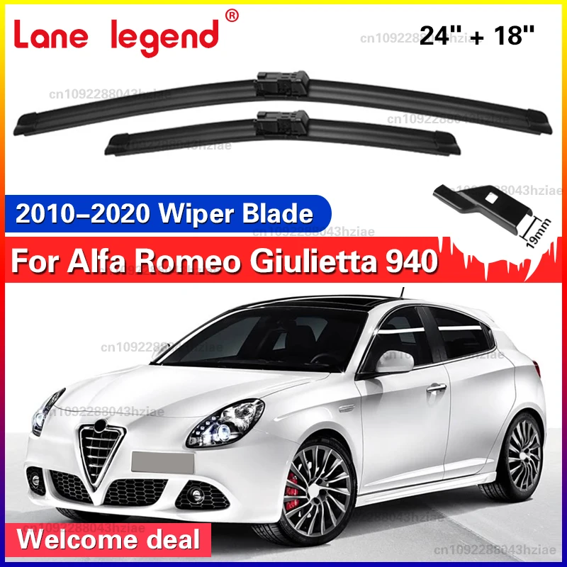 Für Alfa Romeo Giulietta 2010–2020 2011 2012 2013 2014 2015 2016 2018 2019 2 Stück Frontscheibenwischerblätter Scheibenwischer