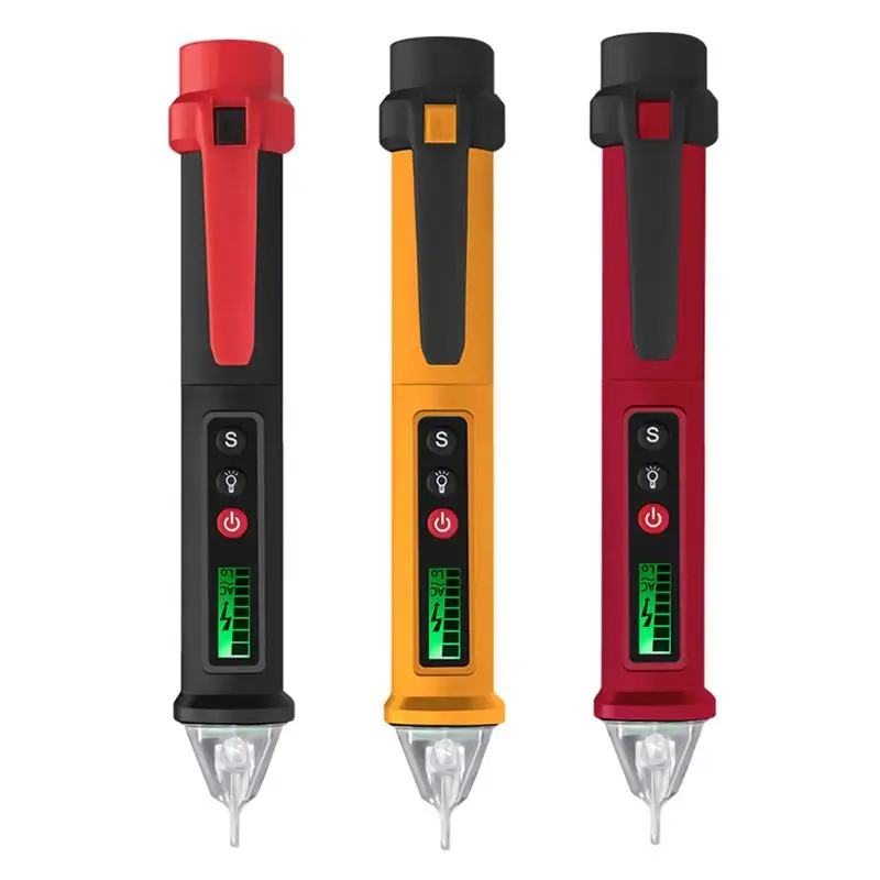 

VC1010 12-1000V Digital Voltage Detectors Portable Volt Current Electric Test Pencil AC/for Non-Contact Pen Tester Dropship