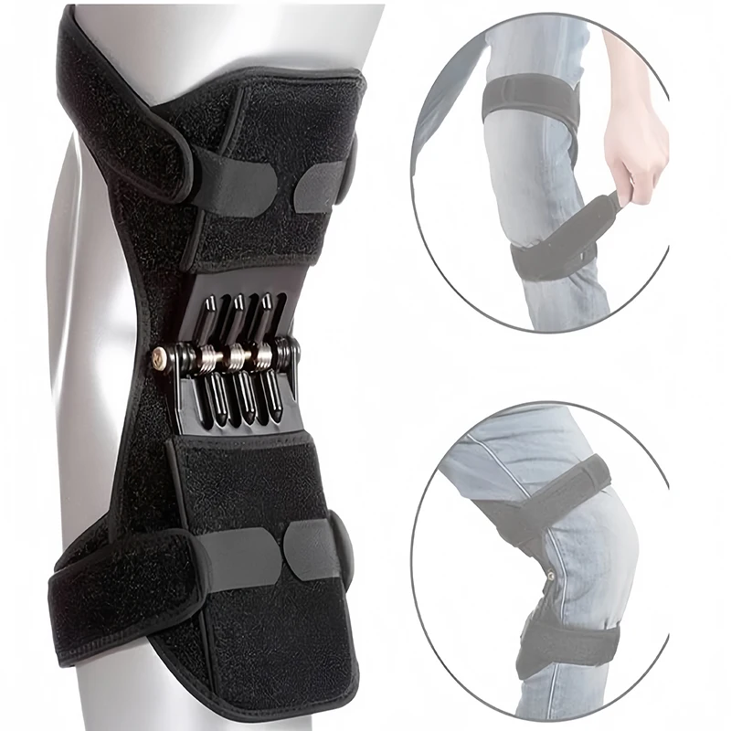 Knee Protection Booster Power Support Knee Pads Spring Force Knee Booster for Sport Running Squat Joint Support