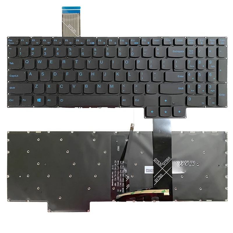 YY+For Lenovo Legion 5-15IMH05H 15ARH055P 5P-15IMH05 15IMH05H Backlit Keyboard