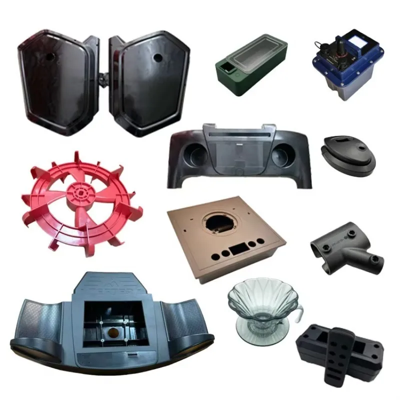 High-precision cold runner nylon plastic injection mould with LKM standard mould holder for custom plastic housing parts