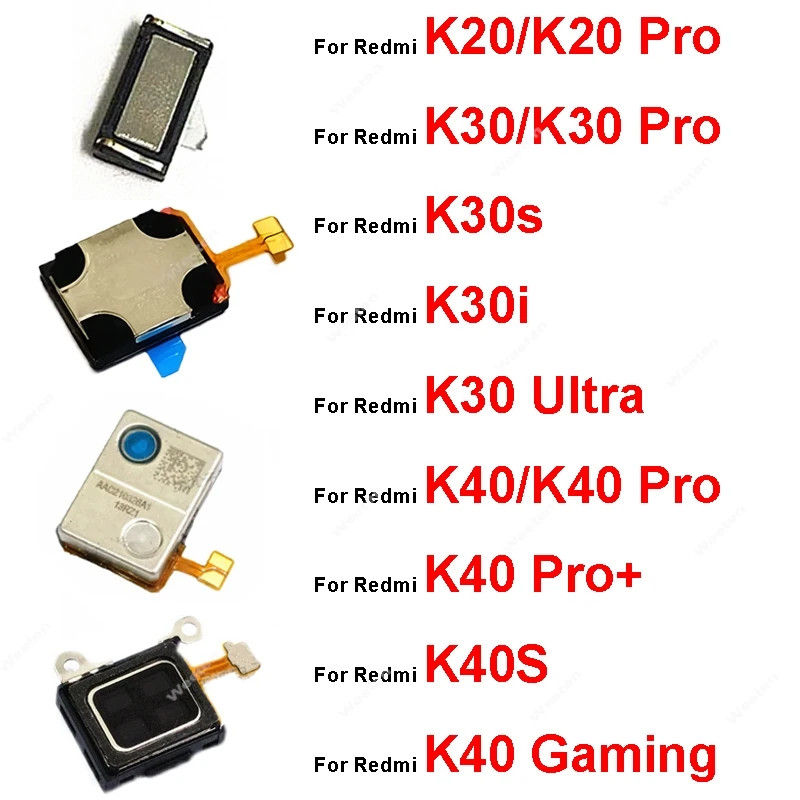 

For Xiaomi Redmi K20 K30 K40 Pro+ K30 Ultra K30i K30S K40s Gaming Built-in Earphone Earpiece Ear Speaker Flex Cable Repair Parts
