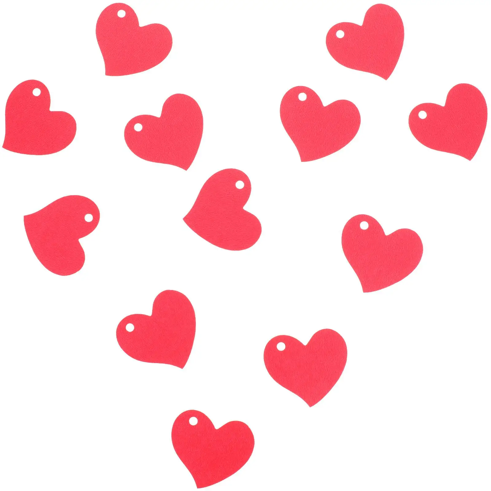 

50pcs Heart Shaped Paper Tags for Gifts Retro Red Cards Valentine s Day Decorations Wedding DIY Craft Supplies