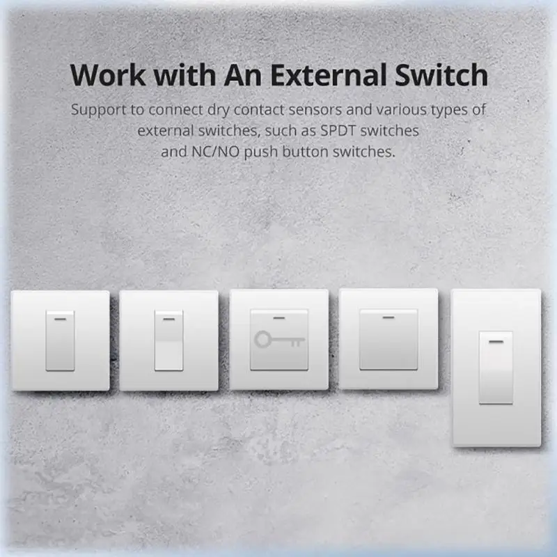SONOFF MINIR2 Wifi DIY Smart Switch 2 Way Wireless Switch Modules EWeLink APP Remote Control Switches Work Alexa Google Home