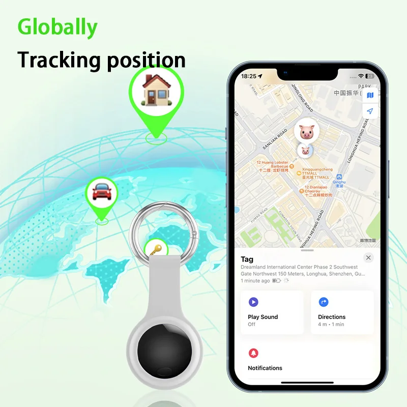 

Smart Finder Find Tag Локатор глобального положения для Android IOS Работа Smart Tag История отслеживания и неограниченное количество расстояний