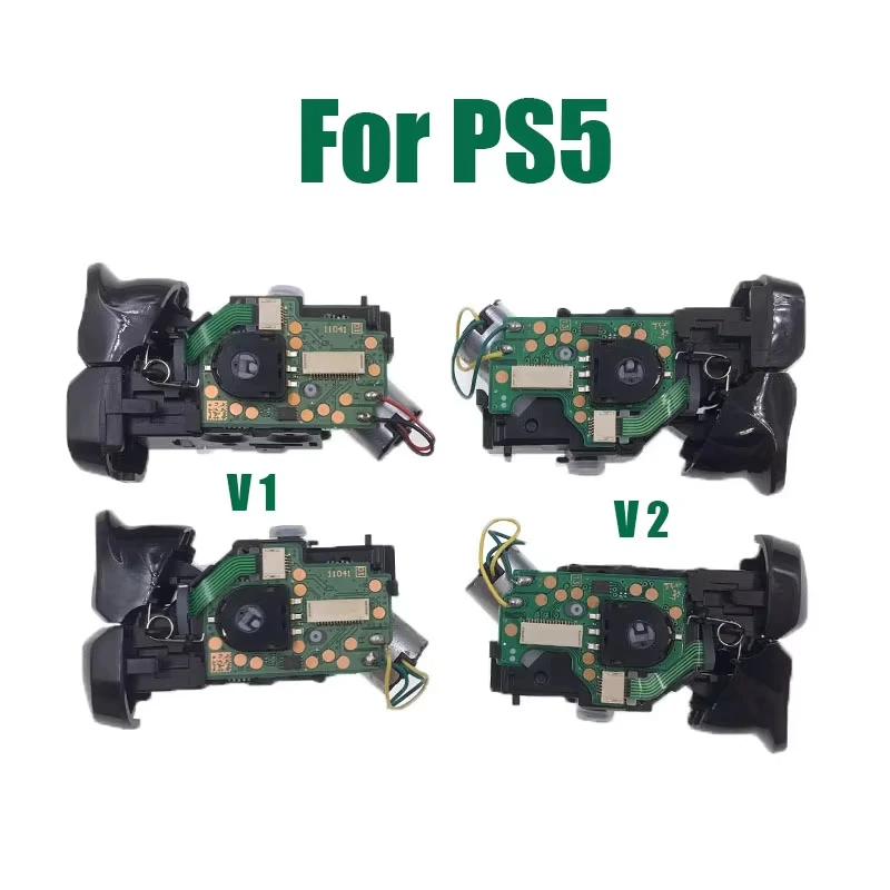 Trigger Module Assembly for PS5 Game Controller L1 R1 L2 R2 Left Right Triggers Buttons with Vibration Motor Replacement