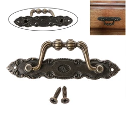 Antique Cabinet Drawer Handle Bronze Door Handle Chest Dresser Vintage Pull Knob