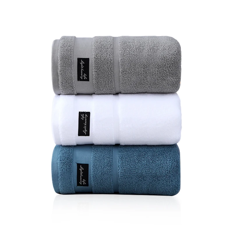 Five star hotel bath towel made of all cotton, suitable for both men and women, for home use. Made of thick and absorbent cotton