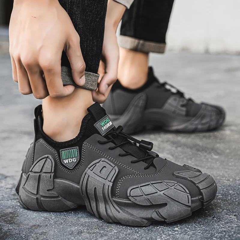 รองเท้าผู้ชายBreathableรองเท้าผ้าใบลําลองผู้ชายใหม่รองเท้าผ้าใบลื่นรองเท้าวิ่งรองเท้าผ้าใบZapatos Para Hombresกีฬากลางแจ้งรองเท้า