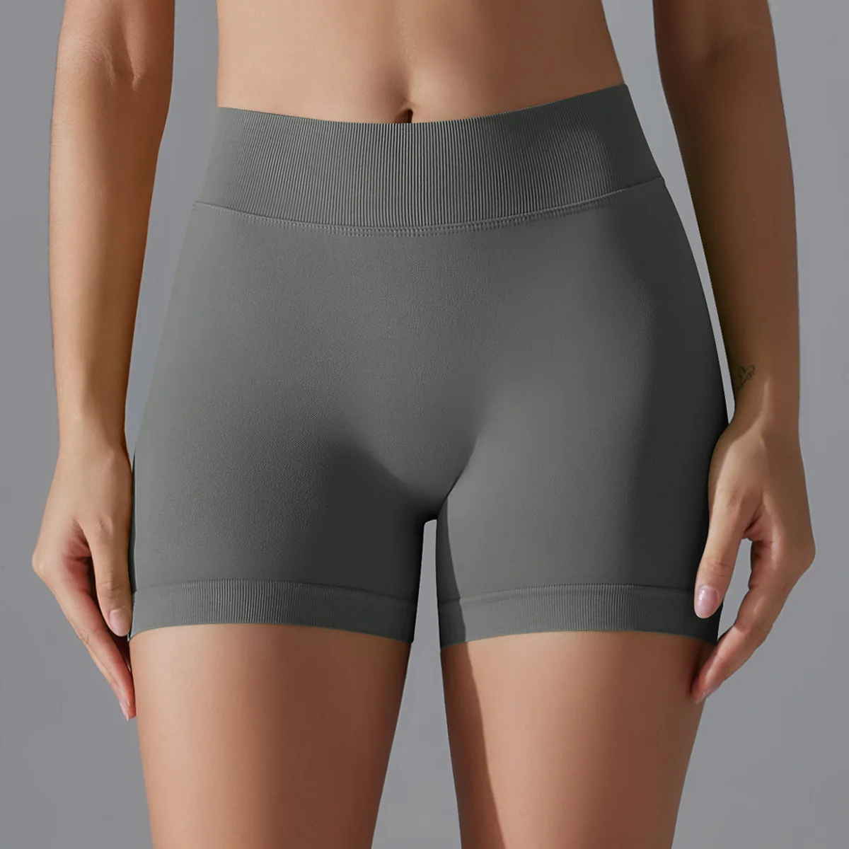 Bicycle Running Sportswear Fitness Sports Shorts Women Gym Shorts Workout Scrunch Butt Seamless Leggings Seamless Yoga Leggings