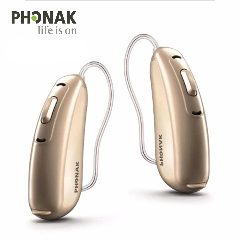 Слуховые аппараты Phonak Vitus + 312 RIC, беспроводные цифровые программируемые слуховые аппараты для глухоты, потери слуха от мягкого довере