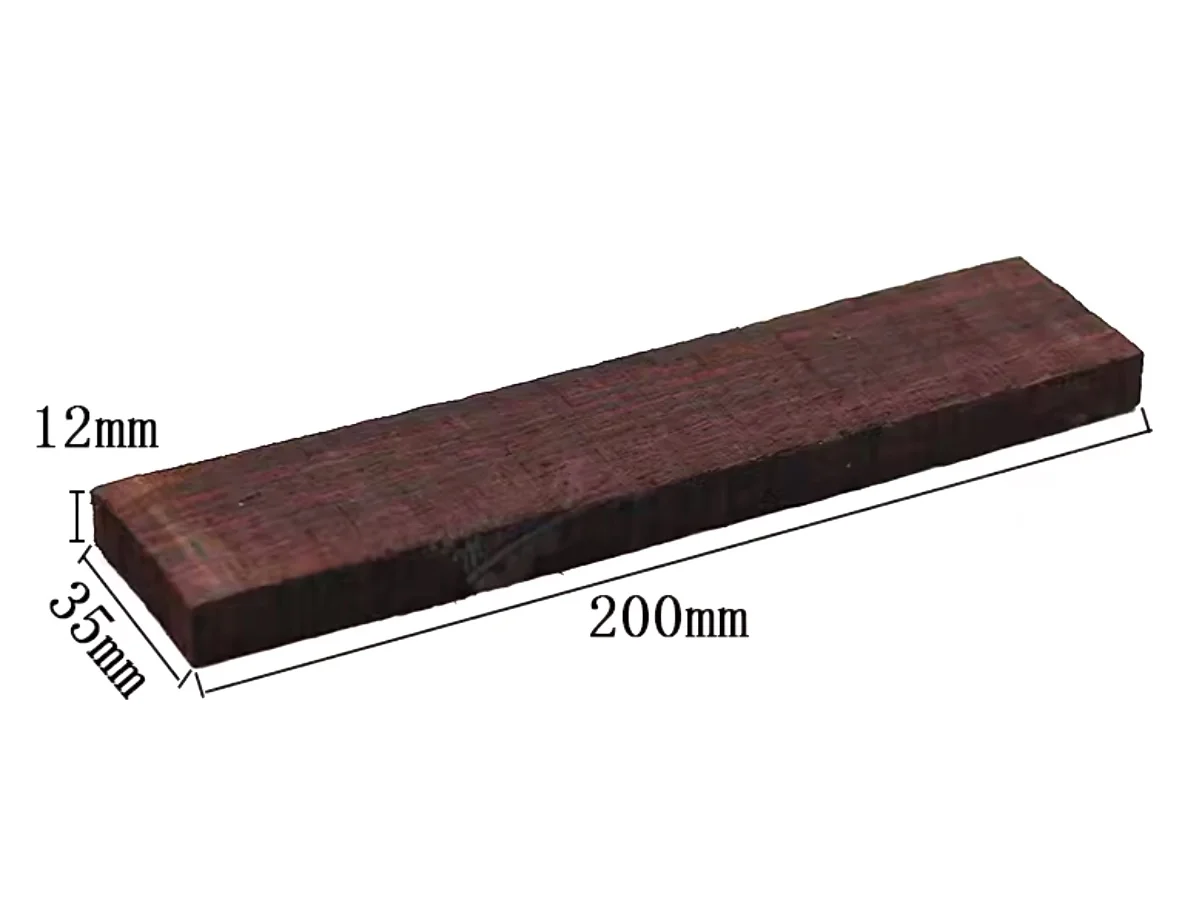 

2PCS L:200MM Indian Rose Wood Base Board Bridge Guitar handmade Wood Material Accessories