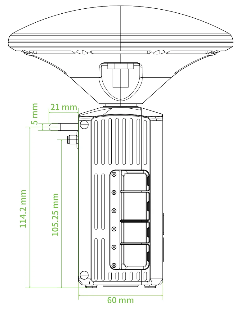 USR20-G Dimensions